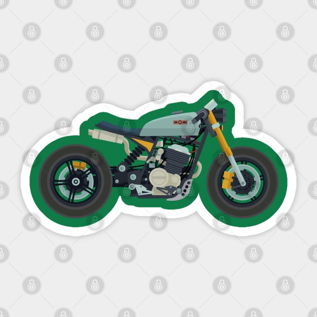 Cafe Racer Sticker by funkymonkeytees